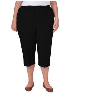 Alfred Dunner Womens Classic Stretch Casual Capri Pants - 1 of 1