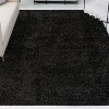 Clayton Coastal Solid Glam Shag Machine-Washable Rug - JONATHAN Y - 4 of 4