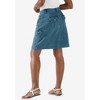 Woman Within Women's Plus Size Perfect Denim Skort - 3 of 4