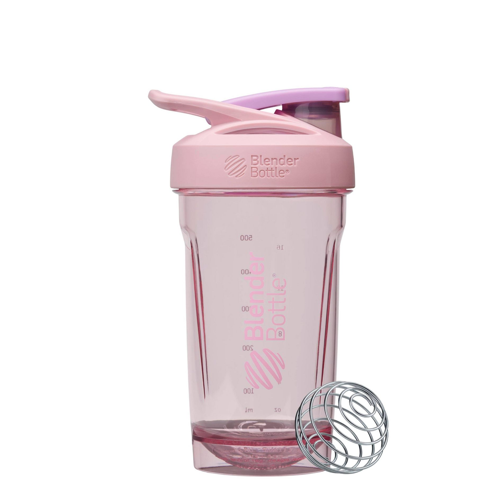 BlenderBottle 24oz Plastic Strada Tritian Water Bottle - Pink