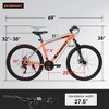 Gulches Mountain Bike, Aluminum Frame, 21-Speed Shimano Drivetrain, Dual Disc Brakes, High-Quality Rubber Tires - 2 of 4