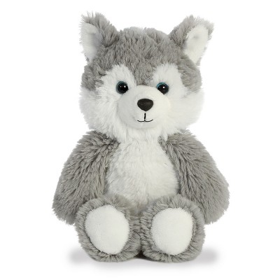 Aurora Cuddly Friends 8" Husky Grey Stuffed Animal