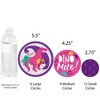 Big Dot of Happiness Roar Dinosaur Girl - Dino Mite T-Rex Baby Shower or Birthday Party Giant Circle Confetti - Party Décor - Large Confetti 27 Count - 3 of 4