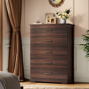 dresser for clothing Sikaic Chest of Drawers 6 Drawers with Vertical Large Storage Black Modern Store underwear 63" Modern 9-Drawer Dresser for