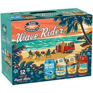 Kona Liquid Wave Rider Variety Pack - 12pk/12 fl oz Bottles - 1 of 4