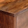 vidaXL TV Cabinet Honey Finish with Blue Accent - 4 of 4