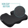 DMI Memory Foam Ergonomic Seat Cushion, Coccyx & Tailbone Pain Relief, Multi-Use - 3 of 3