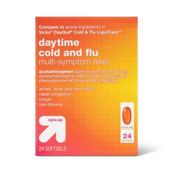 Daytime Cold & Flu Relief Softgels - 24ct - up & up™