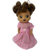 Doll Clothes Superstore Pink Sheer Dress Fits Some Baby Alive And Little Baby Dolls - 2 of 4
