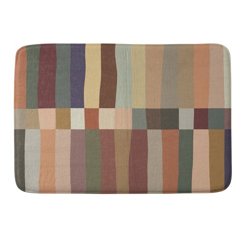 Striped Memory Foam Bath Rug - Deny Designs - image 1 of 3