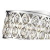 Dealey 5-Light Flush Mount Ceiling Light - Chic Steel Fixture for Glamorous Spaces - 3 of 4