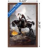 Trends International Frank Frazetta - Death Dealer 1 Framed Wall Poster Prints - 3 of 4