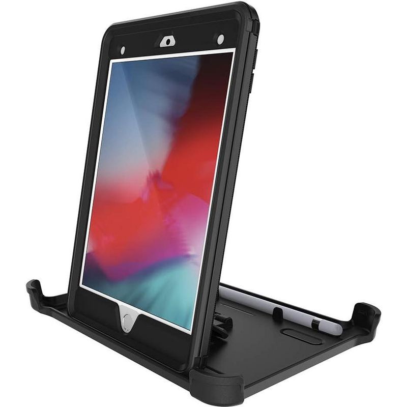 OtterBox DEFENDER SERIES Case & Stand for iPad Mini 5th Gen - Black (New), 4 of 5