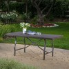Costa Mesa Rectangular Wicker Dining Table - Multibrown Christopher Knight Home: Weather-Resistant, 6-Seater Patio Furniture - 2 of 4