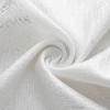 RT Designers Collection Bexley Foil Jacquard Polyester Grommet 2 Pack Window Curtain Panel Set 36" x 84" White/Silver - 4 of 4