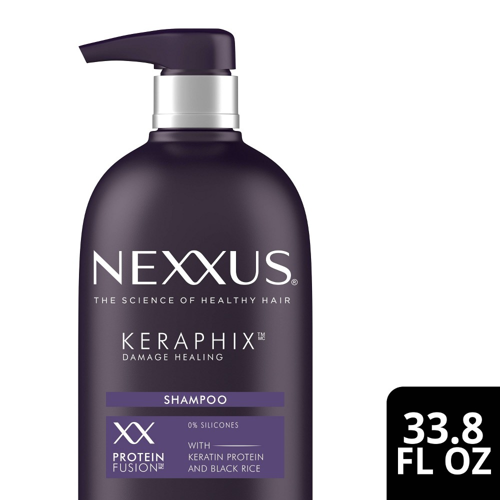 Photos - Hair Product Nexxus Keraphix Shampoo For Damaged Hair - 33.8 fl oz