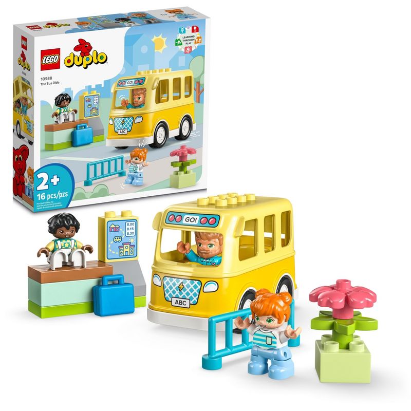 LEGO DUPLO Town The Bus Ride Building Toy Set 10988, 1 of 8