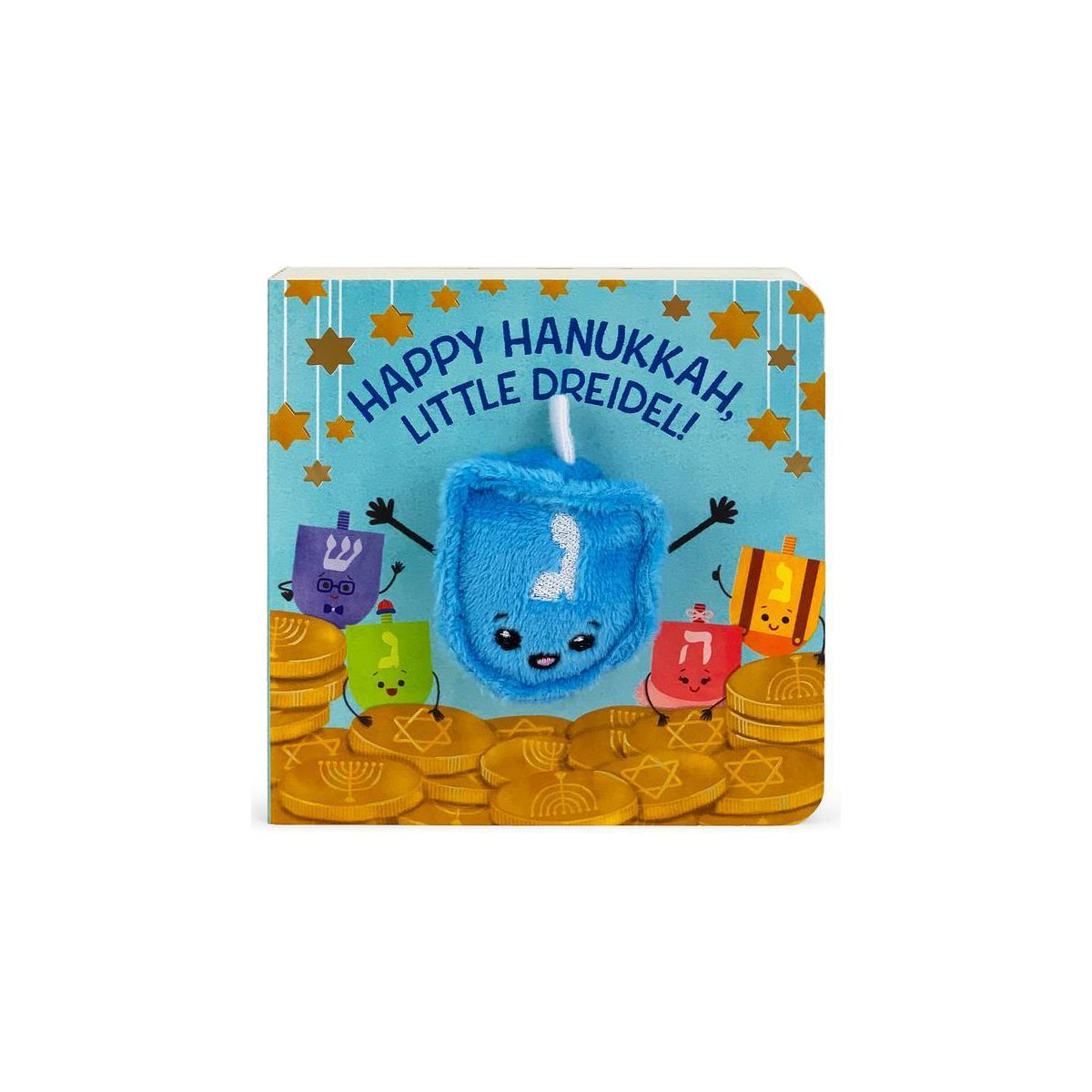 Happy Hanukkah Little Dreidel - by Brick Puffinton (Board Book)