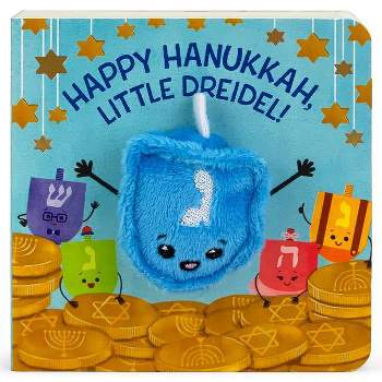 Happy Hanukkah Little Dreidel - by Brick Puffinton (Board Book)