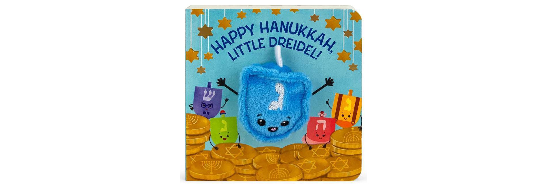 Happy Hanukkah Little Dreidel - by Brick Puffinton (Board Book)