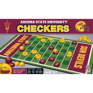 MasterPieces Officially licensed NCAA Arizona State Sun Devils Checkers Board Game for Families and Kids ages 6 and Up - 1 of 4