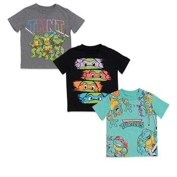 Teenage Mutant Ninja Turtles 3 Pack Pullover T-Shirts Little Kid to Big Kid