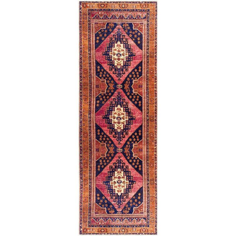 Mark & Day Western Springs Washable Woven Indoor Area Rugs Coral, 1 of 7
