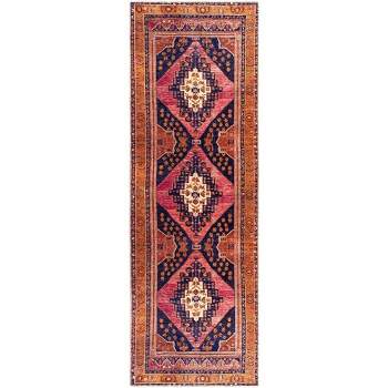 Mark & Day Western Springs Washable Woven Indoor Area Rugs Coral
