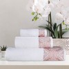 Medallion Cotton Jacquard Towel Set by Blue Nile Mills - 2 of 4