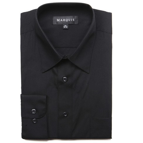 Marquis Men's Long Sleeve Regular Fit Big & Tall Size Dress Shirt : Target