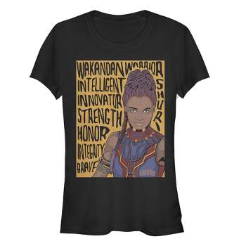 Men's Marvel Black Panther 2018 Shuri Personality T-shirt - Black ...