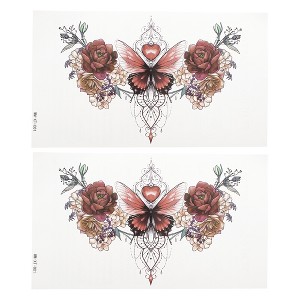 Unique Bargains Realistic Collarbone Temporary Tatto 2 Pcs - 1 of 4