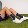 MLB Detroit Tigers Large Crew Socks: Cushioned Heel & Toe, Team Logo Design - 4 of 4
