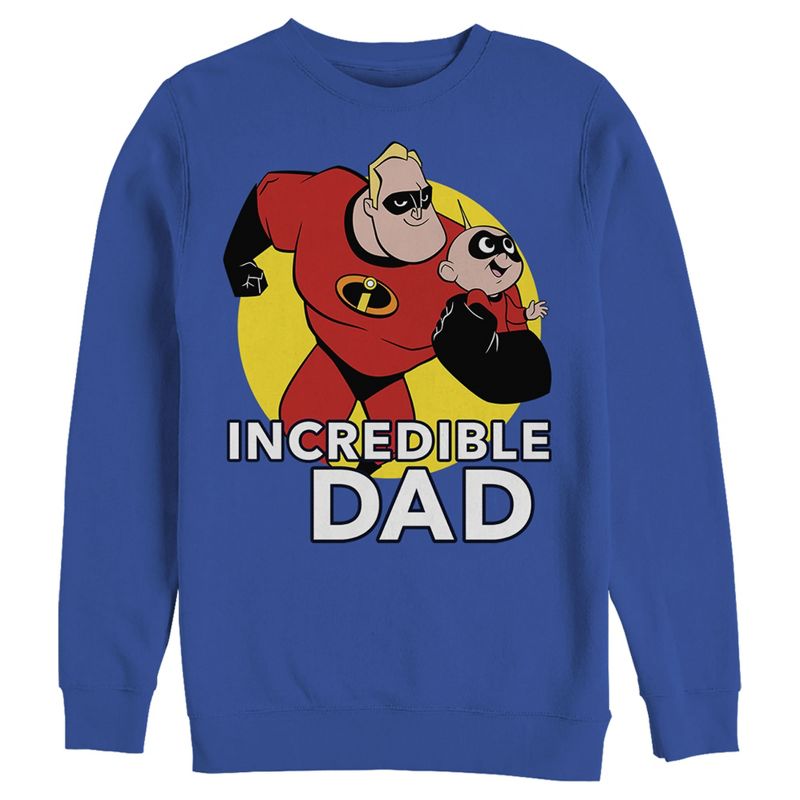 Men's The Incredibles 2 Jack-Jack and Mr. Incredible Best Dad Sweatshirt, 1 of 5
