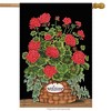 Briarwood Lane House Flag 40x28 For Outdoor Welcome Geraniums Summer House Flag Flag For Summer House Flag - 2 of 4