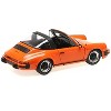 1983 Porsche 911 Carrera Targa 3.2 Orange 1/18 Diecast Model Car by Minichamps - 4 of 4