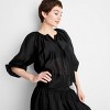 Women's Balloon Long Sleeve Flowy Sheer Boho Top - Future Collective - 3 of 3