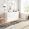 Hitow 8 Drawer Dresser with Underlight High Gloss Finish Modern Chest of Drawers - 4 of 4