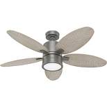 52" Amaryllis Outdoor Ceiling Fan with LED Light - Hunter Fan