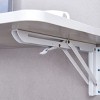 GlasFlength Folding Tables Wall Mounted Space Optimizing Surface Compact Simple Design for Multipurpose Rooms, White, 31.5"*15.8"*6.5" - 4 of 4
