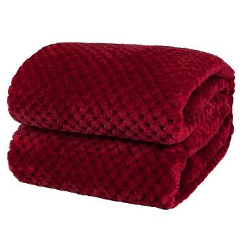 Pavilia Plush Knit Throw Blanket For Couch Sofa Bed, Super Soft