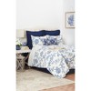 C&F Home 26" x 26" Indigo Cotton Euro Sham - Machine Washable - 3 of 4