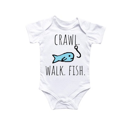 Fishing Fisherman - Baby Boy Girl Clothes Infant Onesie® Funny Cute Newborn 2 GS1