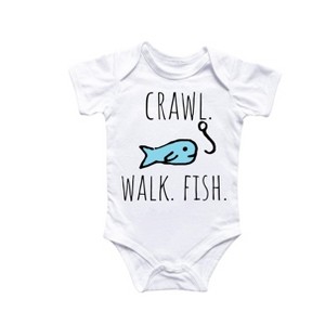 Fishing Fisherman - Baby Boy Girl Clothes Infant Onesie® Funny Cute Newborn 2 GS1 - 1 of 1