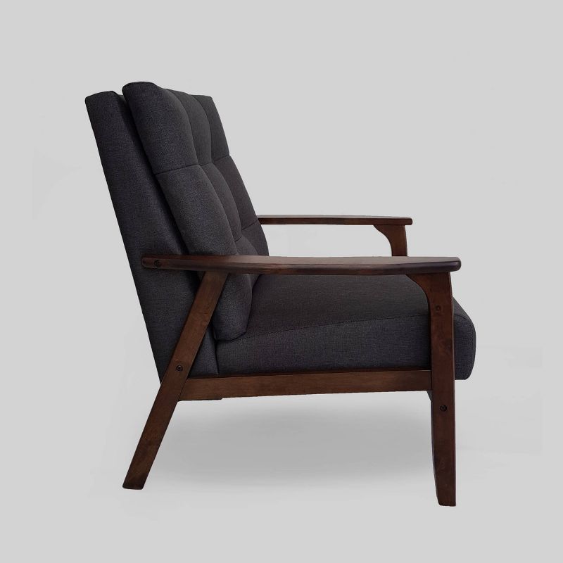 Duluth Mid-Century Armchair Black - Christopher Knight Home, 6 of 11