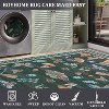 coucheta Washable Area Rug, Multi-size Modern Insect Print Stain Resistant Non Slip Low Pile Farmhouse Carpet, for Living Room, Bedroom, Dining Room - 3 of 4