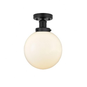 Beacon - 1 Light Semi-Flush Mount In Industrial Style-8.25 Inches Tall and 6.5 Inches Wide - 1 of 1
