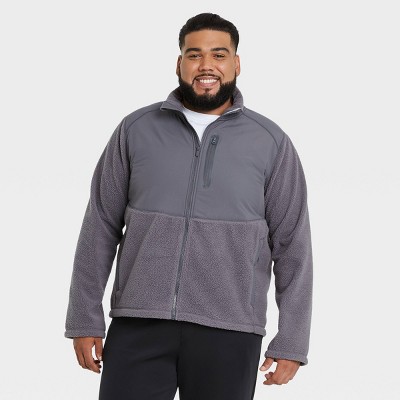 mens fleece jacket target