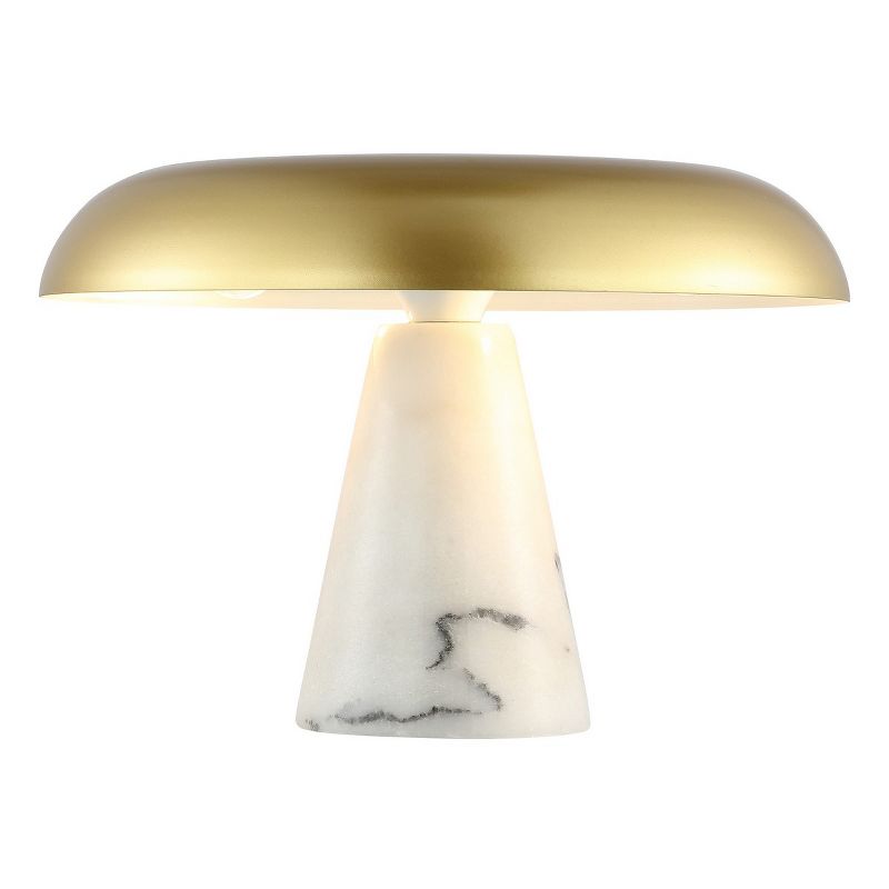 Vaughan 10 Inch Table Lamp - Brass Gold/White - Safavieh., 5 of 7