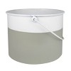 Dipped Bucket Gray Metal - Foreside Home & Garden - 3 of 4